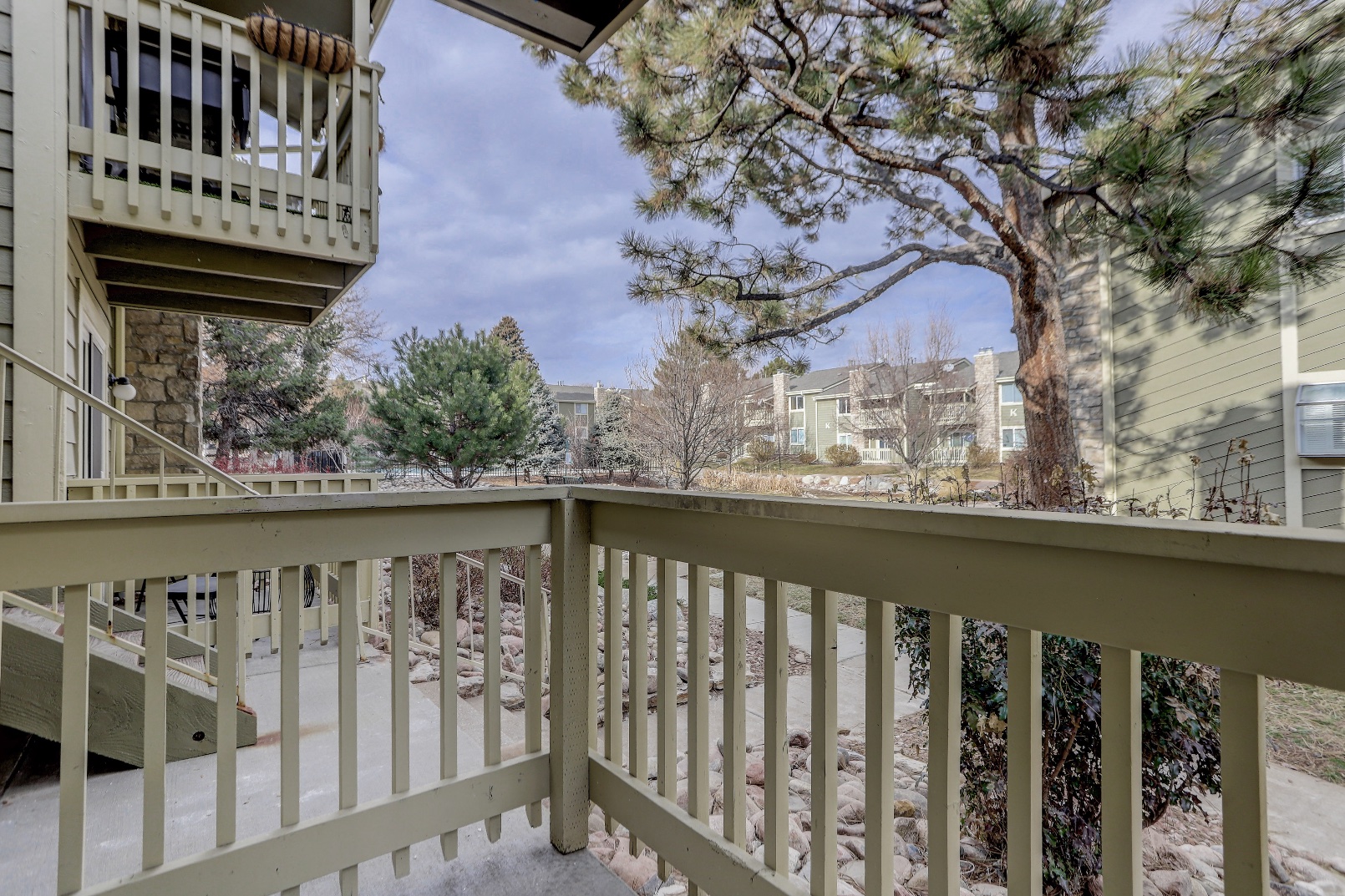 Private patio at Brandy Chase Denver rental